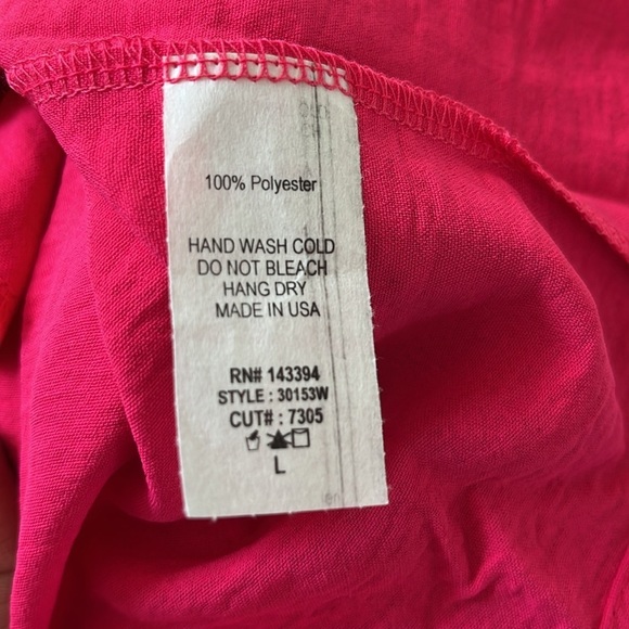 Cotton bleu Women’s morning breeze breathable shorts in fuchsia in large - Picture 10 of 11